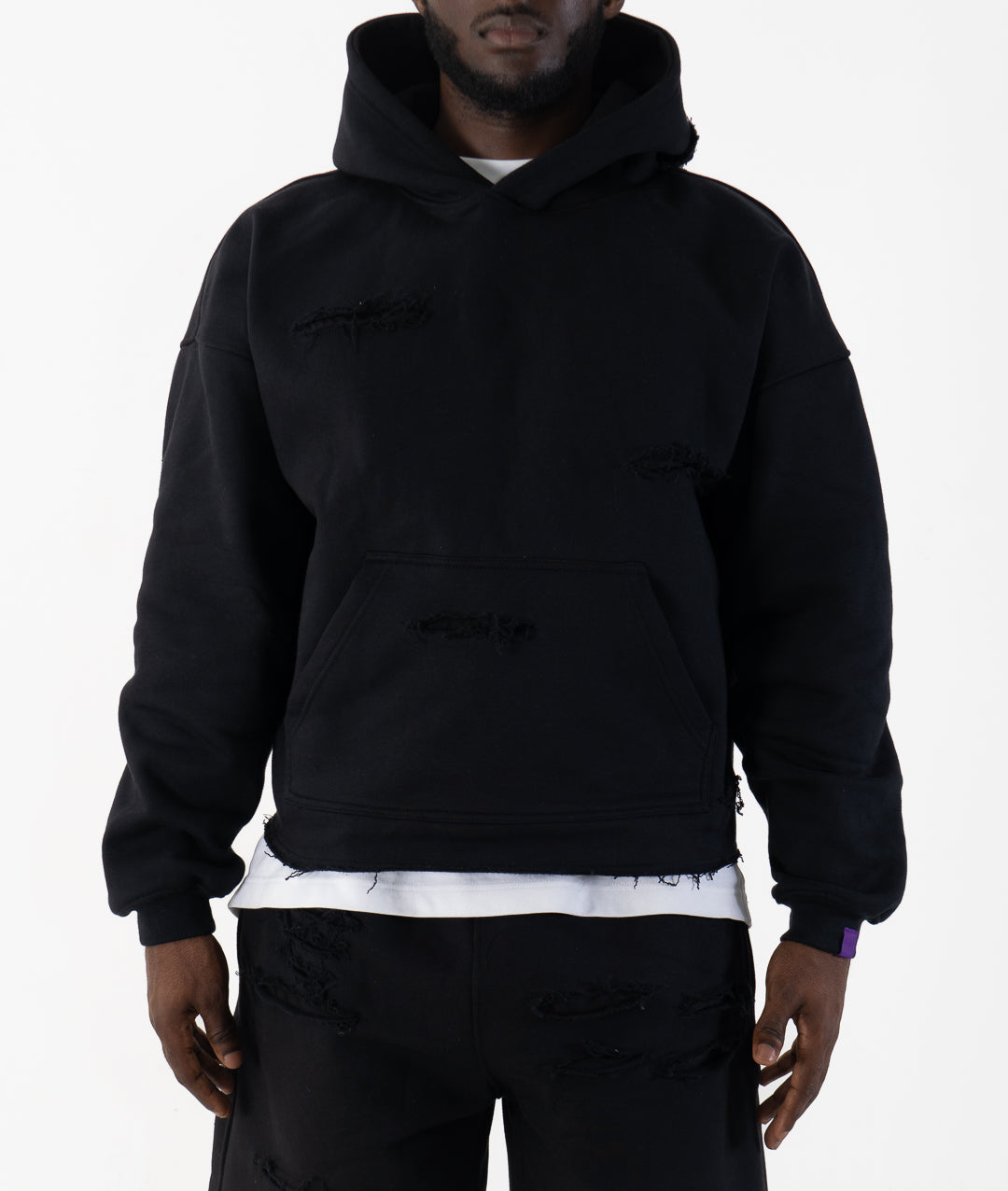 Black Courtside Hoodie