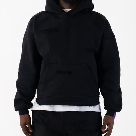 Black Courtside Hoodie